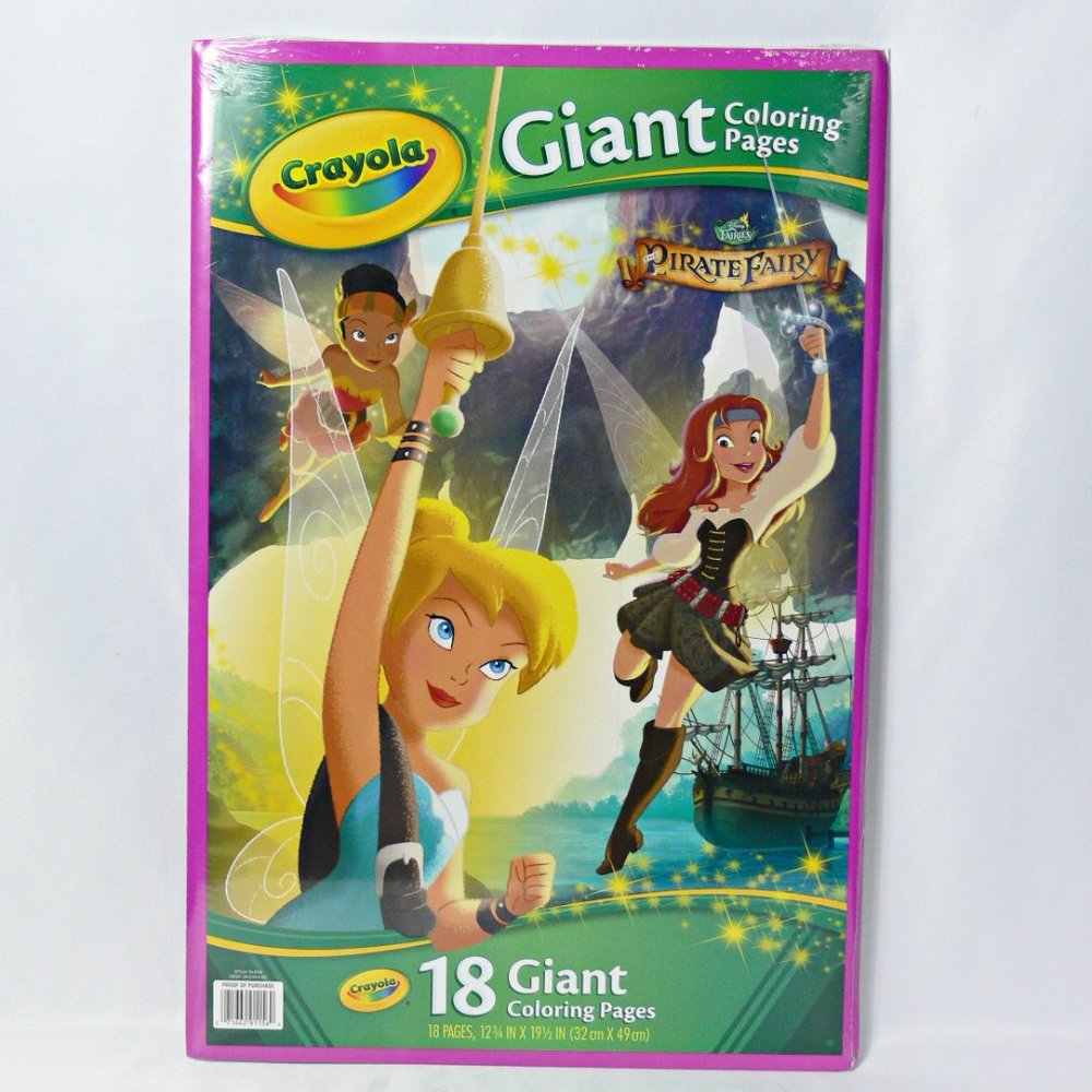 Crayola Disney Pirate Fairies 18 Giant Coloring